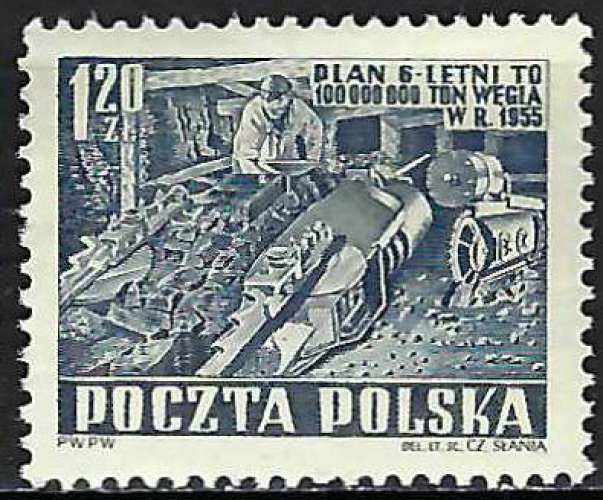 Pologne - 1951 - Y & T n° 626 - MNH