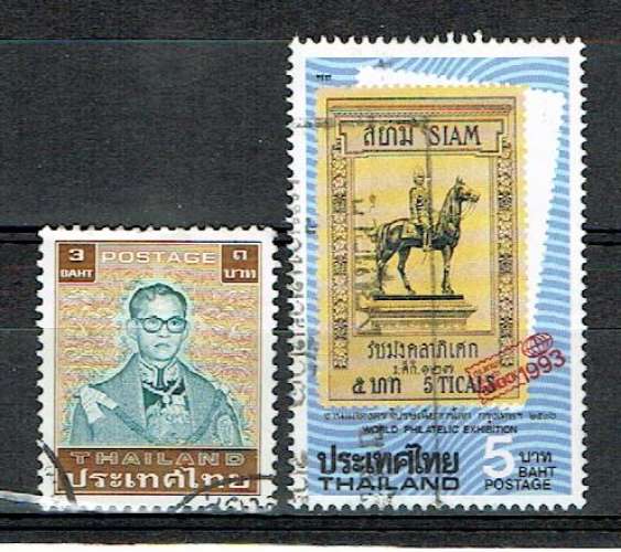 THAILANDE 1984 et 1991 - YT 1044 1413 OBLITÉRÉS.