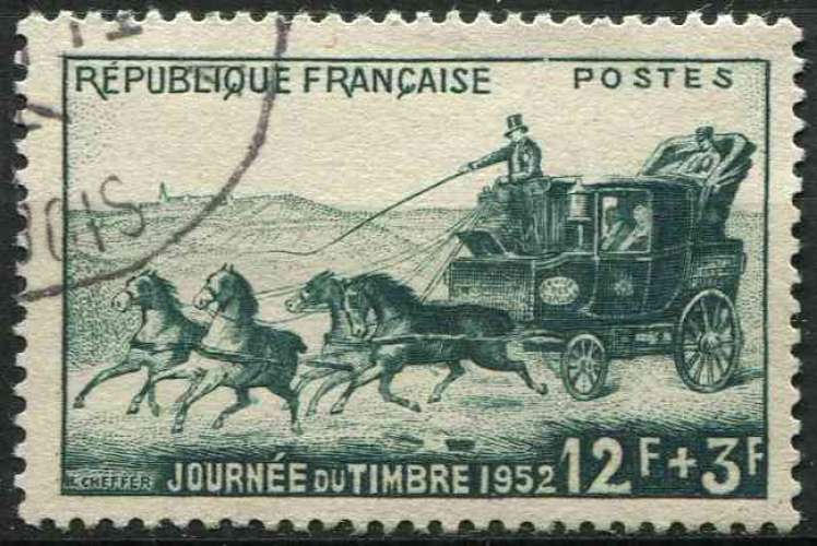 FRANCE 1952 OBLITERE N° 919 Journée du timbre