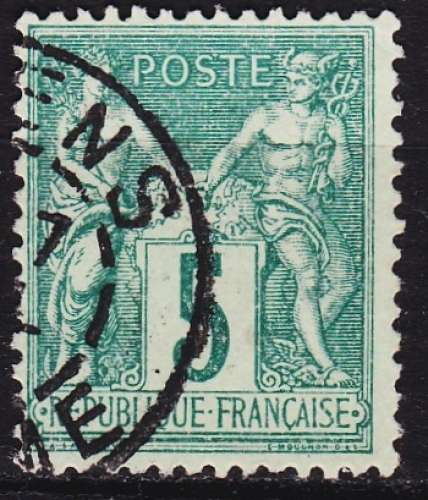 France - Année 1876 - Y& T N° 75