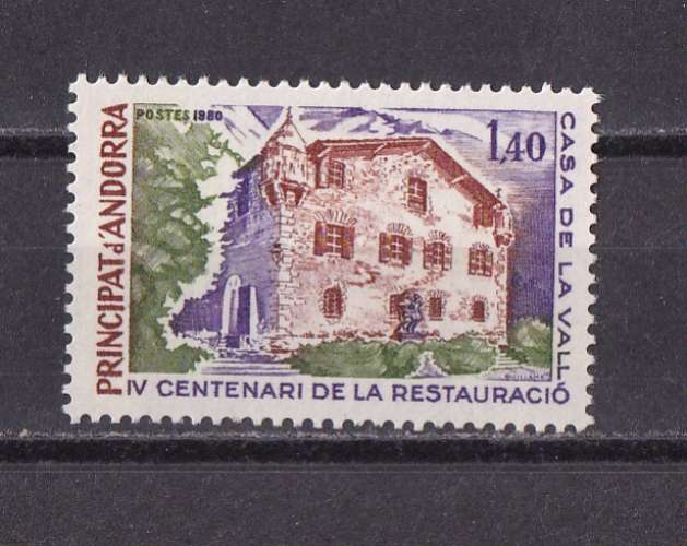 ANDORRE   YT   n° 289    neuf **   1980