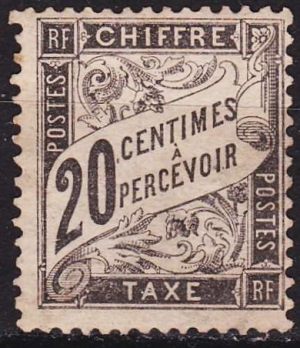 France - Timbres- taxe - Y& T N° 17* - sans gomme