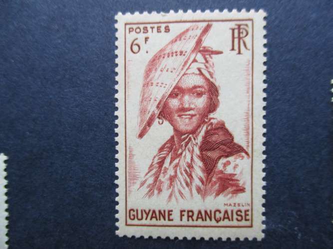 Guyane y & t 212 * 1947