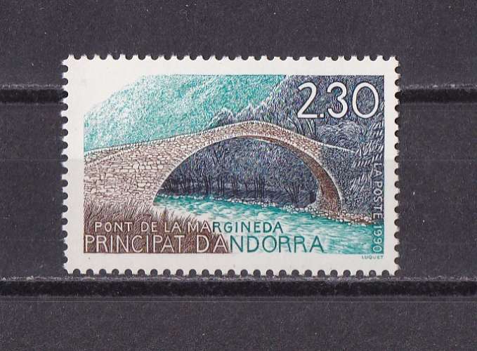 ANDORRE   YT   n° 385    neuf **   1990