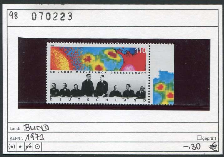 RFA 1998 - Allemagne 1998 - Michel 1973 - ** mnh neuf postfris