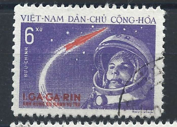 Vietnam du Nord N°228Obl (FU) 1961 - Cosmonaute 