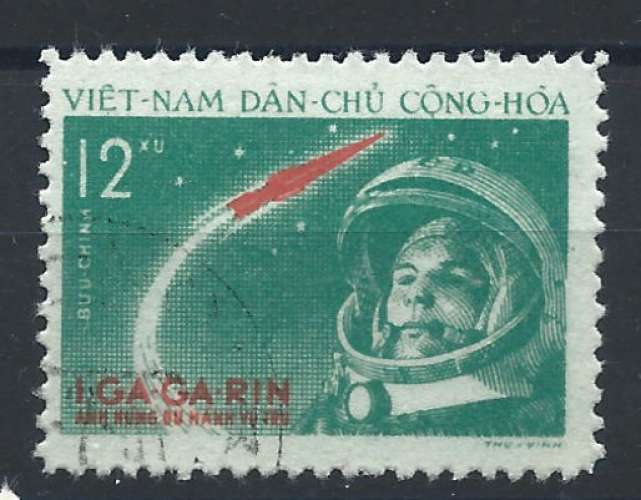 Vietnam du Nord N°229Obl (FU) 1961 - Cosmonaute 