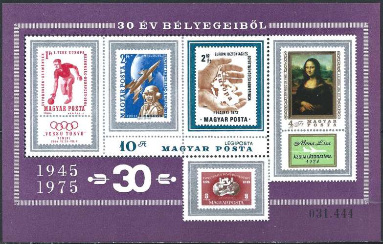 Hongrie - 1975 - Y & T n° 120 Blocs & feuillets - MNH