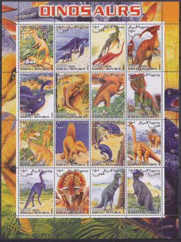 Somalie B.F. 2001 neuf ** - Dinosaures - Cinderella 