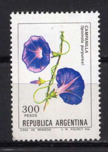 ARGENTINE 1982 FLEUR LE VOLUBILIS NEUF**