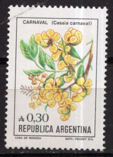 ARGENTINE 1985 FLEURS LE CASSIS  NEUF**