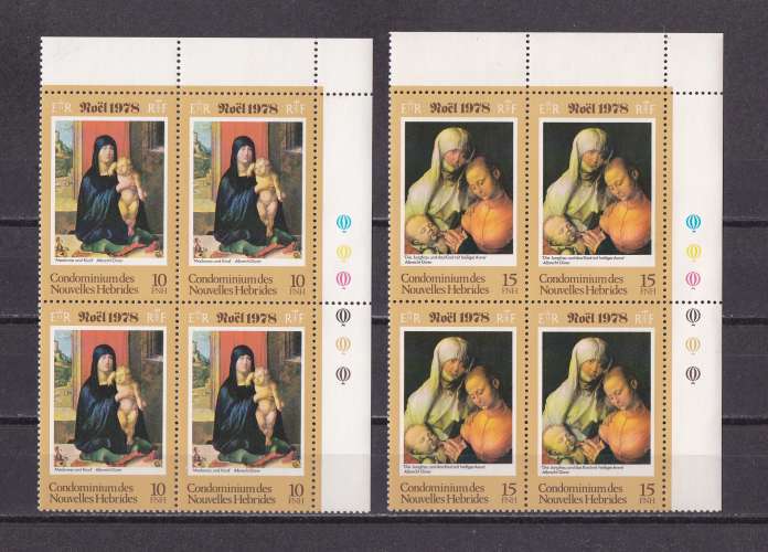 NOUVELLES-HEBRIDES.  YT   n° 541/544   neuf **    1978