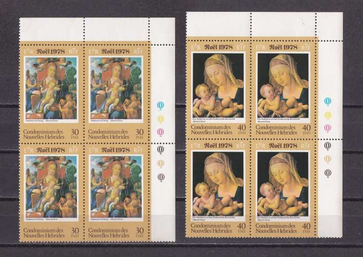 NOUVELLES-HEBRIDES.  YT   n° 541/544   neuf **    1978