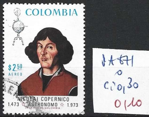 COLOMBIE PA 871 oblitéré côte 0.30 € 