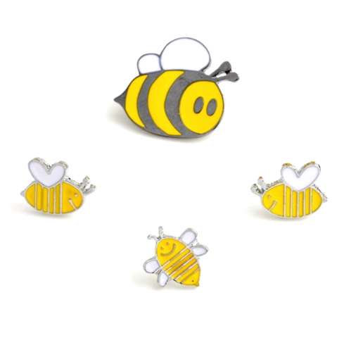 Lot de 4 pin's Neufs Pins - Abeilles