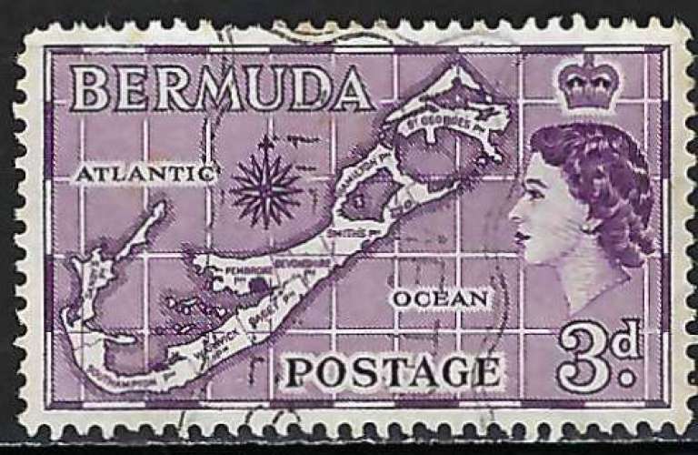 Bermudes - 1953-58 - Y & T n° 138 - O.