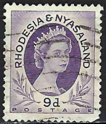 Rhodésie-Nyassaland - 1954 - Y & T n° 8 - O.