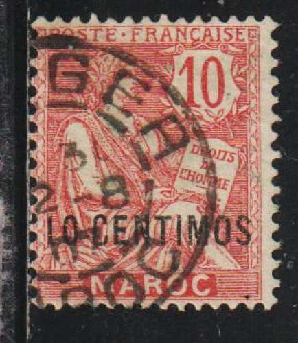 MAROC 1902 - Y&T  N° 12