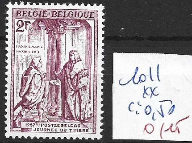 BELGIQUE 1011  ** côte 0.50 € 