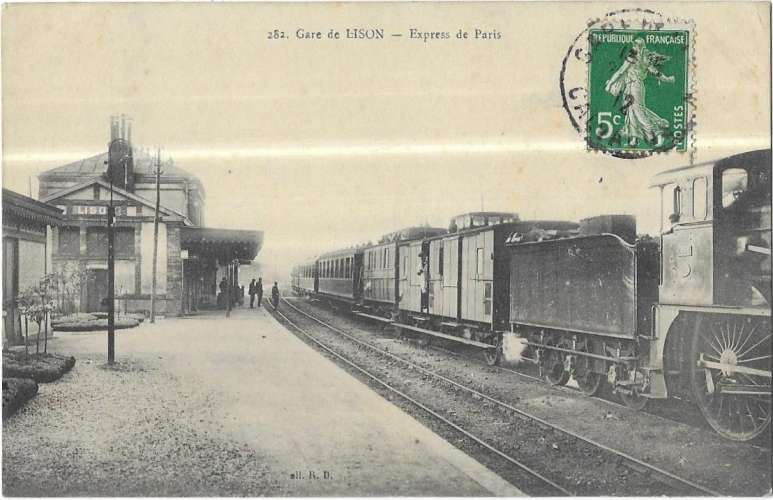 LISON: la Gare - Express de Paris - 282 coll RD