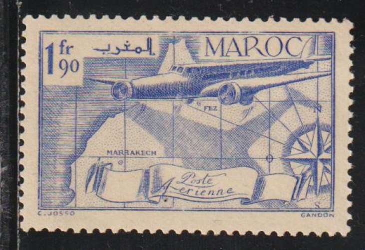 MAROC P.A. - Y&T  N° 45**