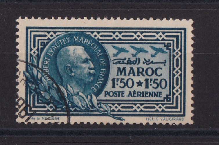 MAROC  YT   PA n° 40  oblitéré   1935