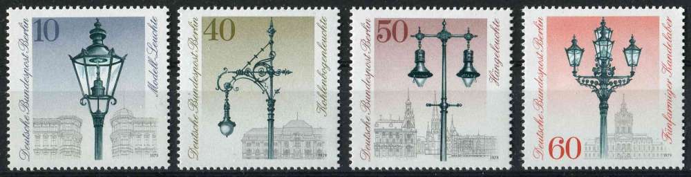 ALLEMAGNE BERLIN 1979 NEUF** MNH N° 563 à 566