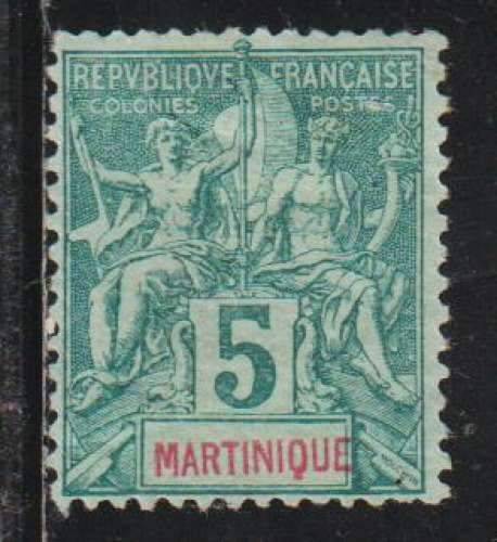 MARTINIQUE 1892 - Y&T  N° 34