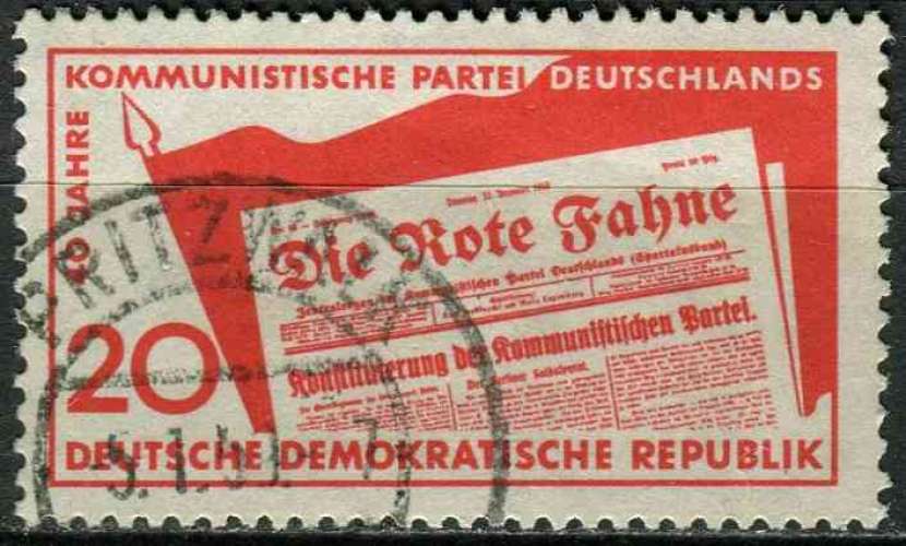 ALLEMAGNE RDA 1958 OBLITERE N° 387