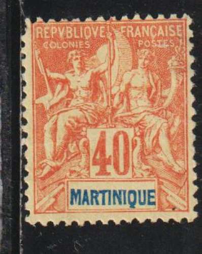 MARTINIQUE 1892 - Y&T  N° 40