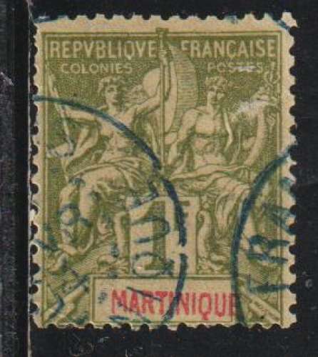 MARTINIQUE 1892 - Y&T  N° 43