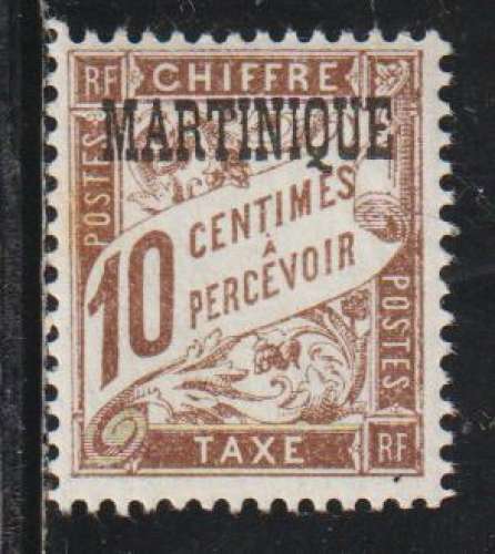 MARTINIQUE Taxe - Y&T  N° 2