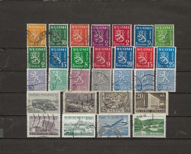 FINLANDE - LOT DE TIMBRES