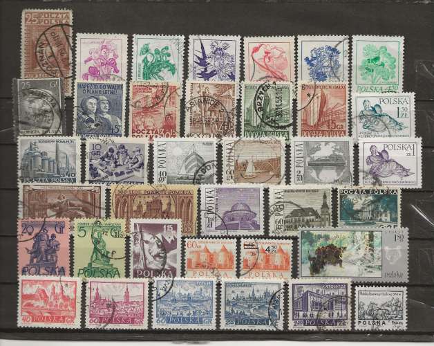 POLOGNE - LOT DE TIMBRES