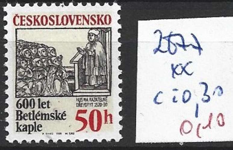 TCHECOSLOVAQUIE 2877 ** côte 0.30 €