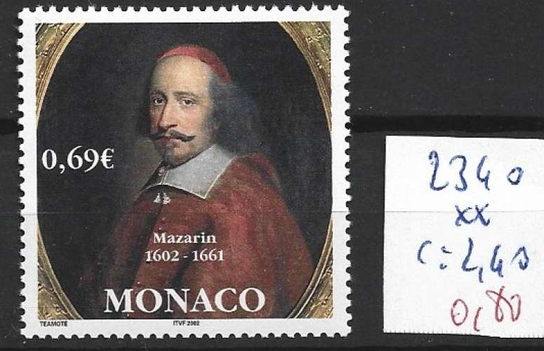 MONACO 2340 ** côte 2.40 €