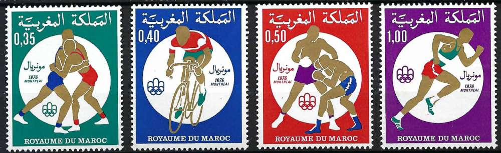 Maroc - 1976 - Y & T n° 765 à 768 - MNH