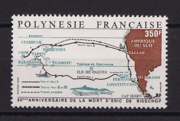 POLYNESIE.   YT   n° 311    neuf **    1988