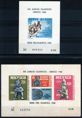 Prélude aux XIX e Jeux Olympiques de Mexico 1968