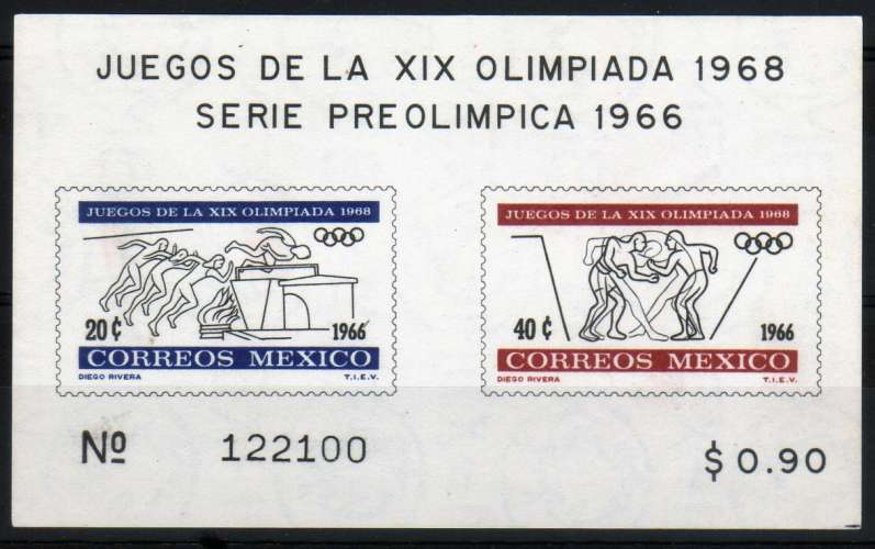 Prélude aux XIX e Jeux Olympiques de Mexico 1968