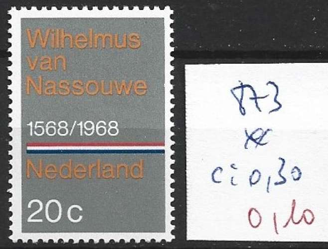 PAYS-BAS 873 ** côte 0.30 €