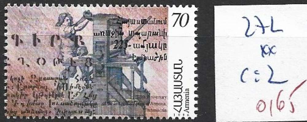 ARMENIE 272 ** côte 2 €