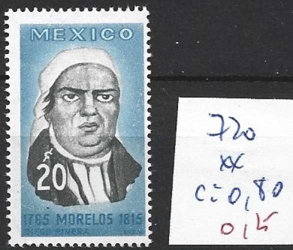 MEXIQUE 720 ** côte 0.80 €