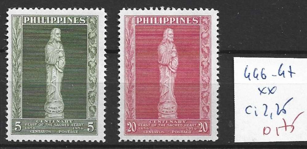 PHILIPPINES 446-447 ** côte 2.25 €