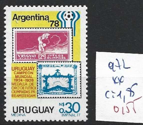 URUGUAY 972 ** côte 1.75 €