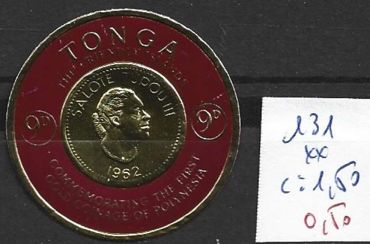 TONGA 131 ** côte 1.50 €