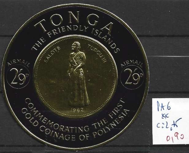 TONGA PA 6 ** côte 2.75 €