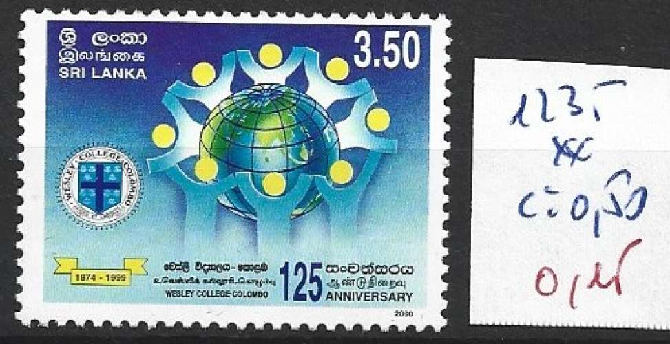 SRI LANKA 1235 ** côte 0.50 €