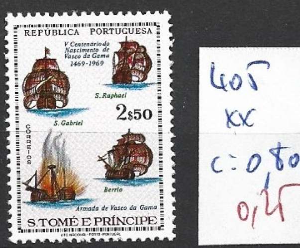 SAINT THOMAS ET PRINCE 405 ** côte 0.80 €