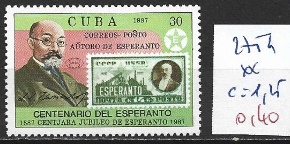 CUBA 2754  ** côte 1.25 €